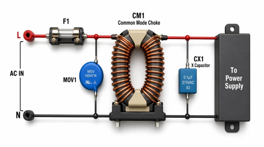 Solving EMC Noise Using a POWER LINE - CHOKE